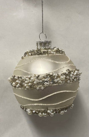 Pearl/ Bead Tree Ornament-Ball