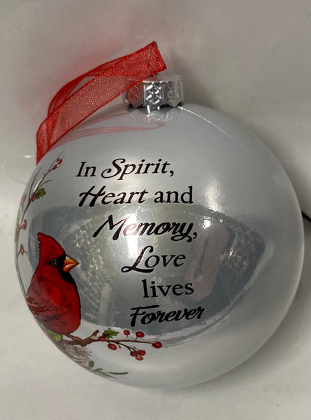 Love Lives Forever Tree Ornament
