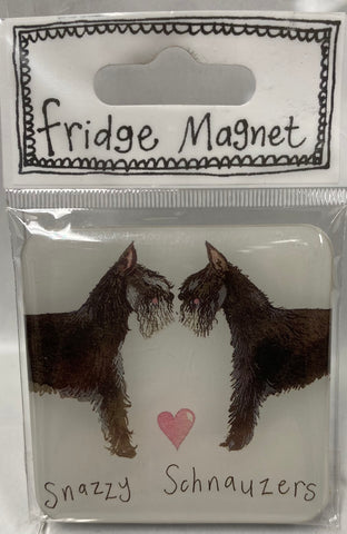 Fridge Magnet -Snazzy Schnauzers