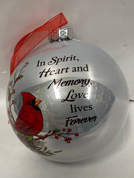 Love Lives Forever Tree Ornament