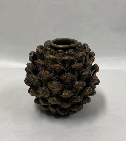 Pinecone Candle Holder