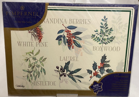 Pimpernel -Placemats - Winter Sprig