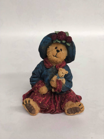 Mamie Bearsvet with Teddy...Hold Near what is dear -Boyd's Bear