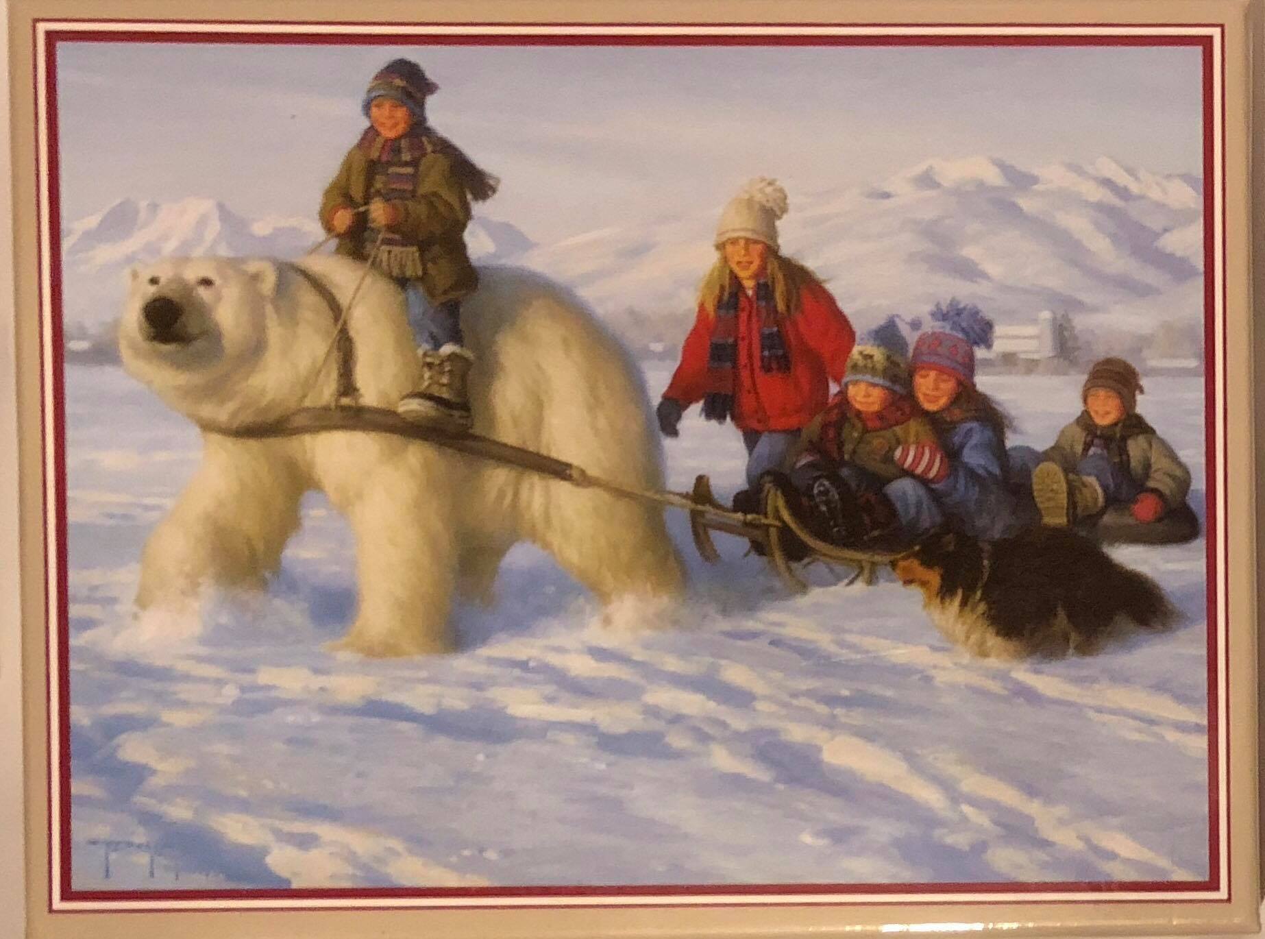 Boxed Christmas Card "Polar bear"