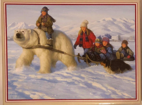 Boxed Christmas Card "Polar bear"