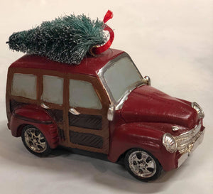 Red Car Tree Ornament