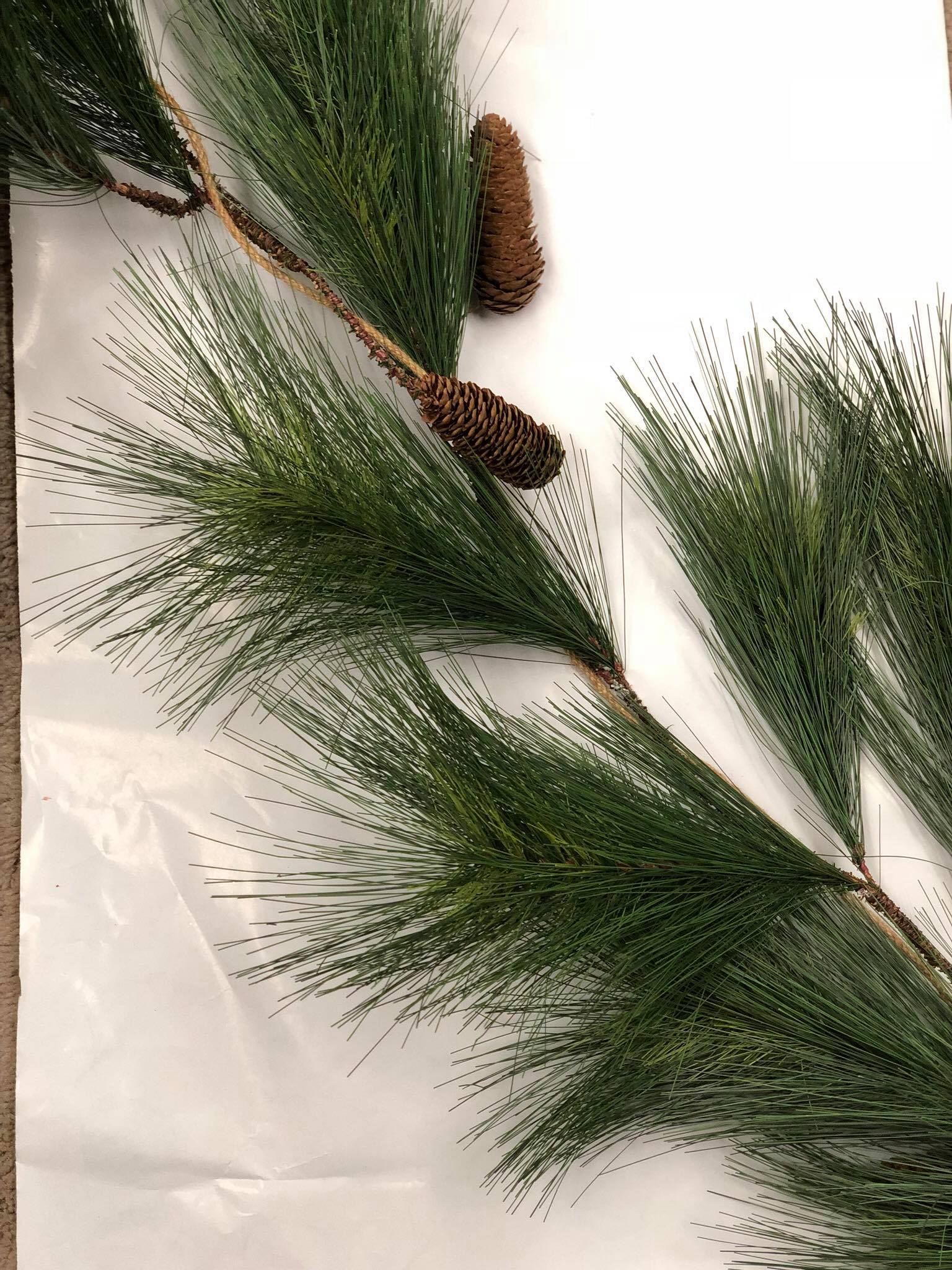 Garland Red pine with roping