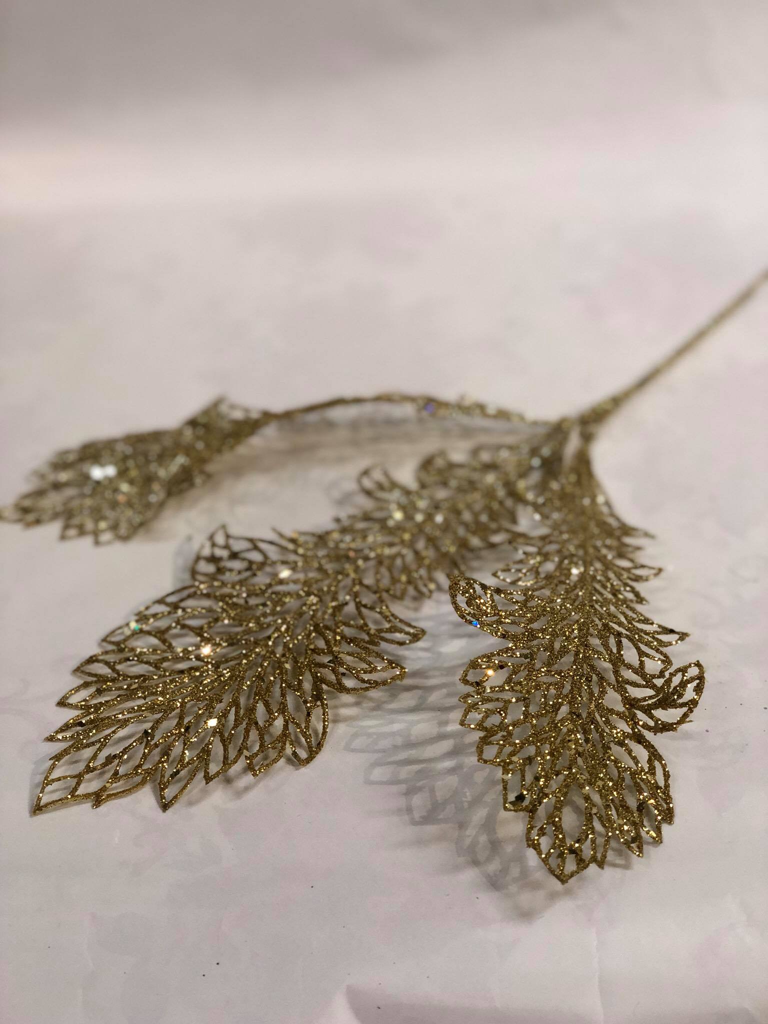 Gold feather pick