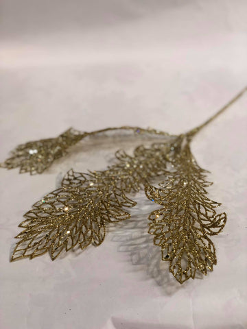 Gold feather pick