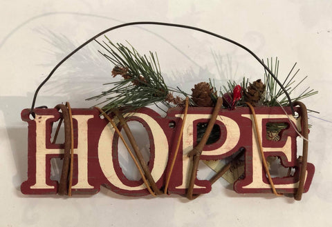 "Hope" Tree Ornament