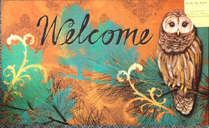 Welcome Owl Mat - Large