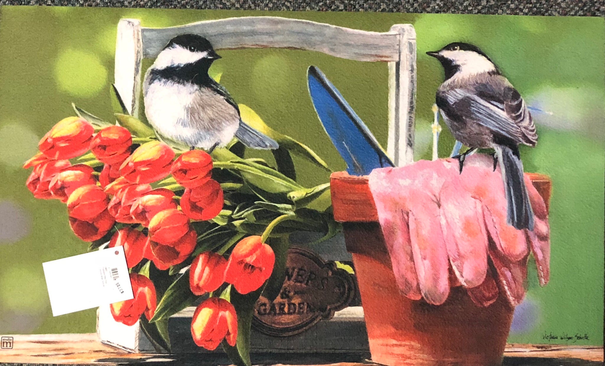 Chickadee Rest Stop Mat - Large