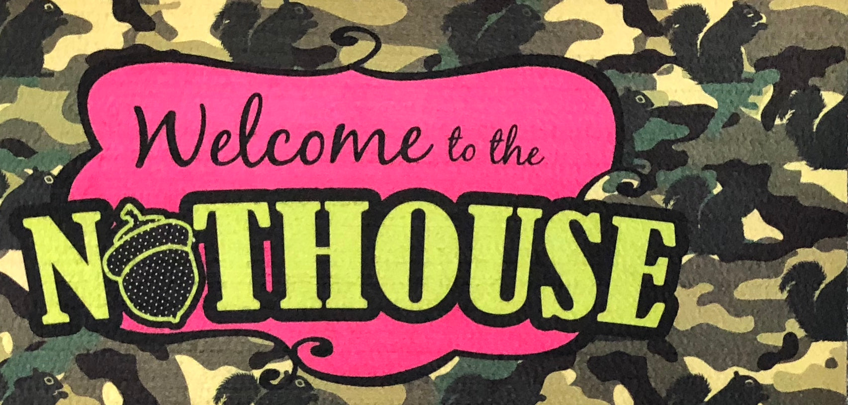 Welcome to the Nut House Mat - Small