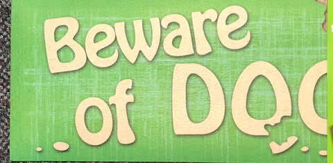"Beware of Dog" Mat - Small