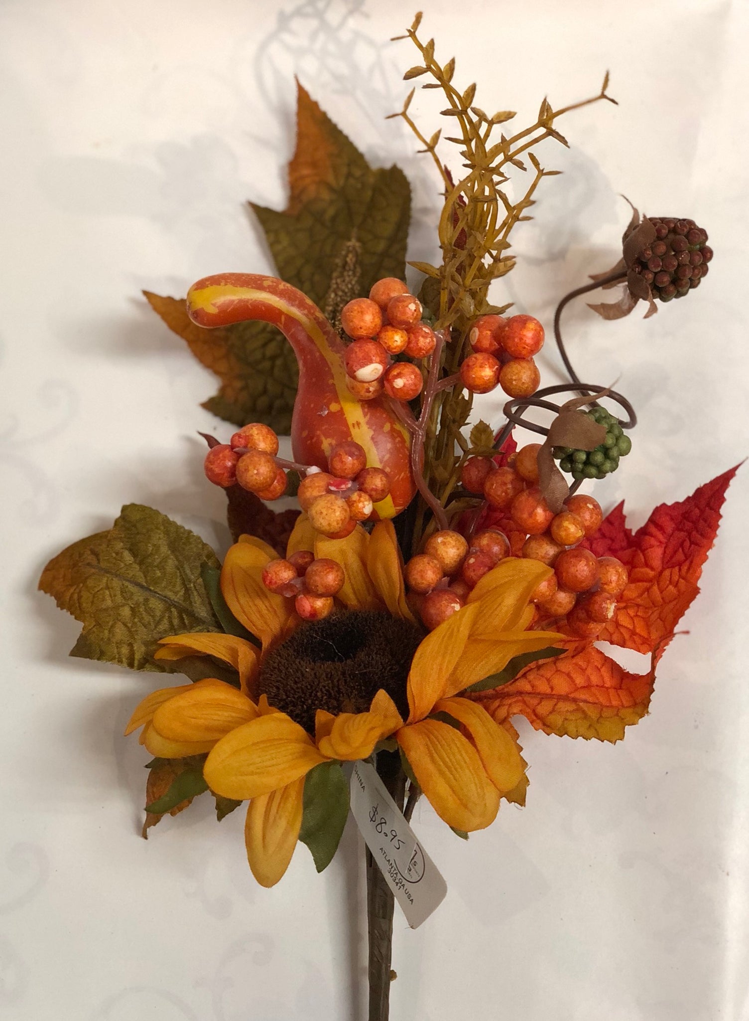 Fall Pick with Gourd