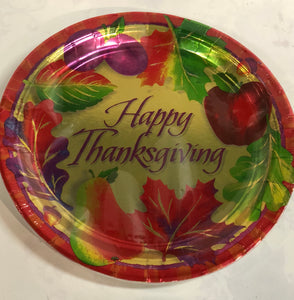 Thanksgiving Paper Plates