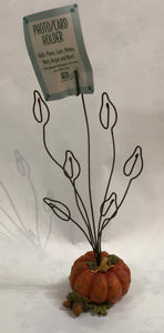 Autumn Pumpkin Photo / Card Holder