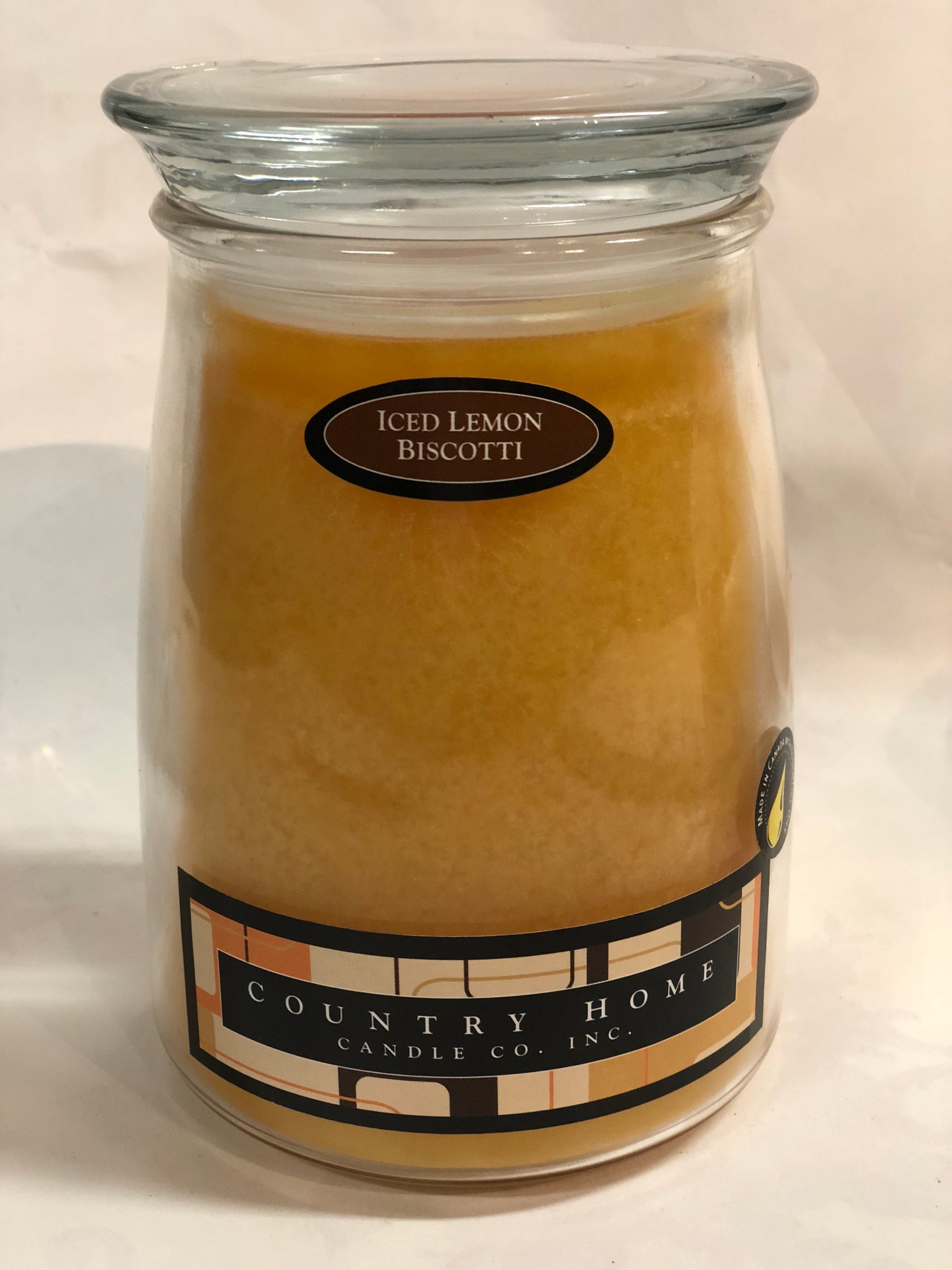 Country Home Jar Candle - Iced Lemon Biscotti