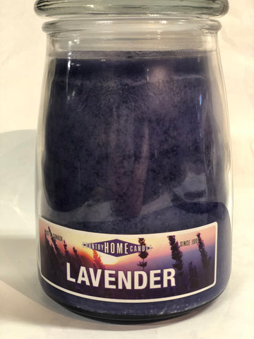 Country Home Jar Candle - Lavender