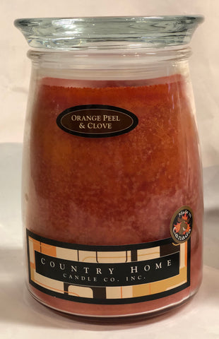 Country Home Jar Candle - Orange Peel & Clove
