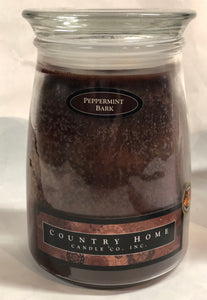 Country Home Jar Candle - Peppermint Bark