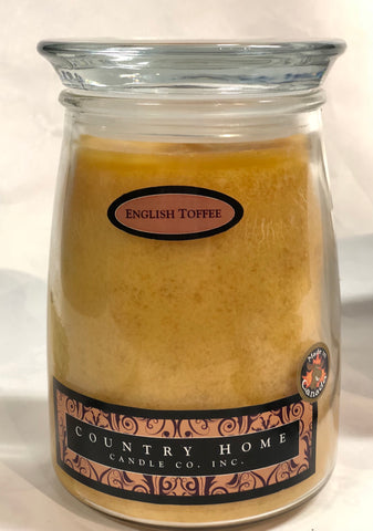 Country Home Jar Candle - English Toffee