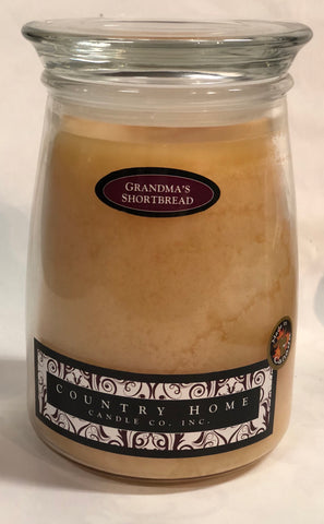 Country Home Jar Candle - Grandma's Shortbread