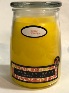 Country Home Jar Candle - Island Pineapple