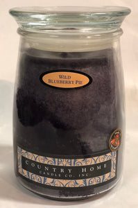 Country Home Jar Candle - Wild Blueberry Pie