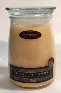 Country Home Jar Candle - Creme Brulee