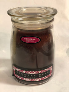 Country Home Jar Candle - Baked Berry Muffin