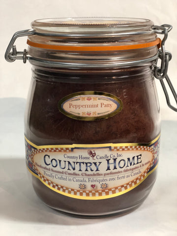Country Home Jar Candle - Peppermint Patty