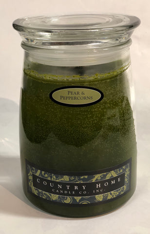 Country Home Jar Candle - Pear & Peppercorns