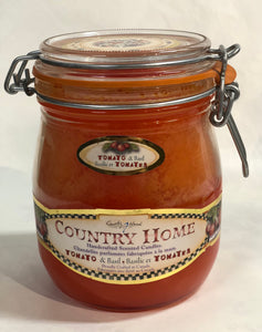 Country Home Jar Candle - Tomato & Basil