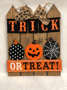 Trick or Treat Sign