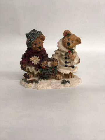Edmund & Bailey...Gathering Holly -Boyd's Bear