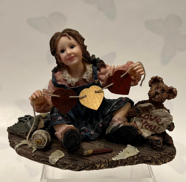Susan With Cupid … Paper Hearts -Boyd's Bear