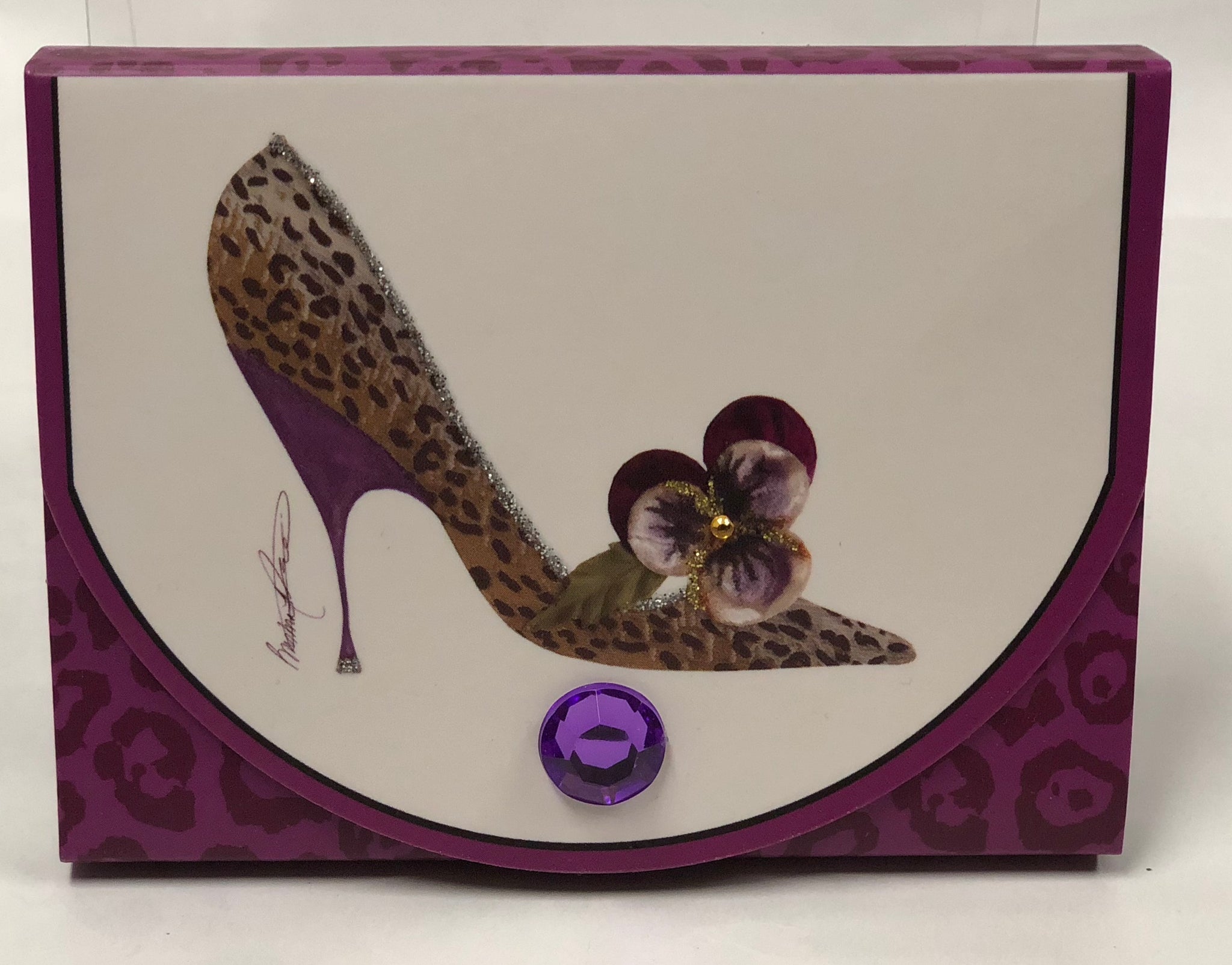 Head Over Heels -Notepad -Leopard Pansy