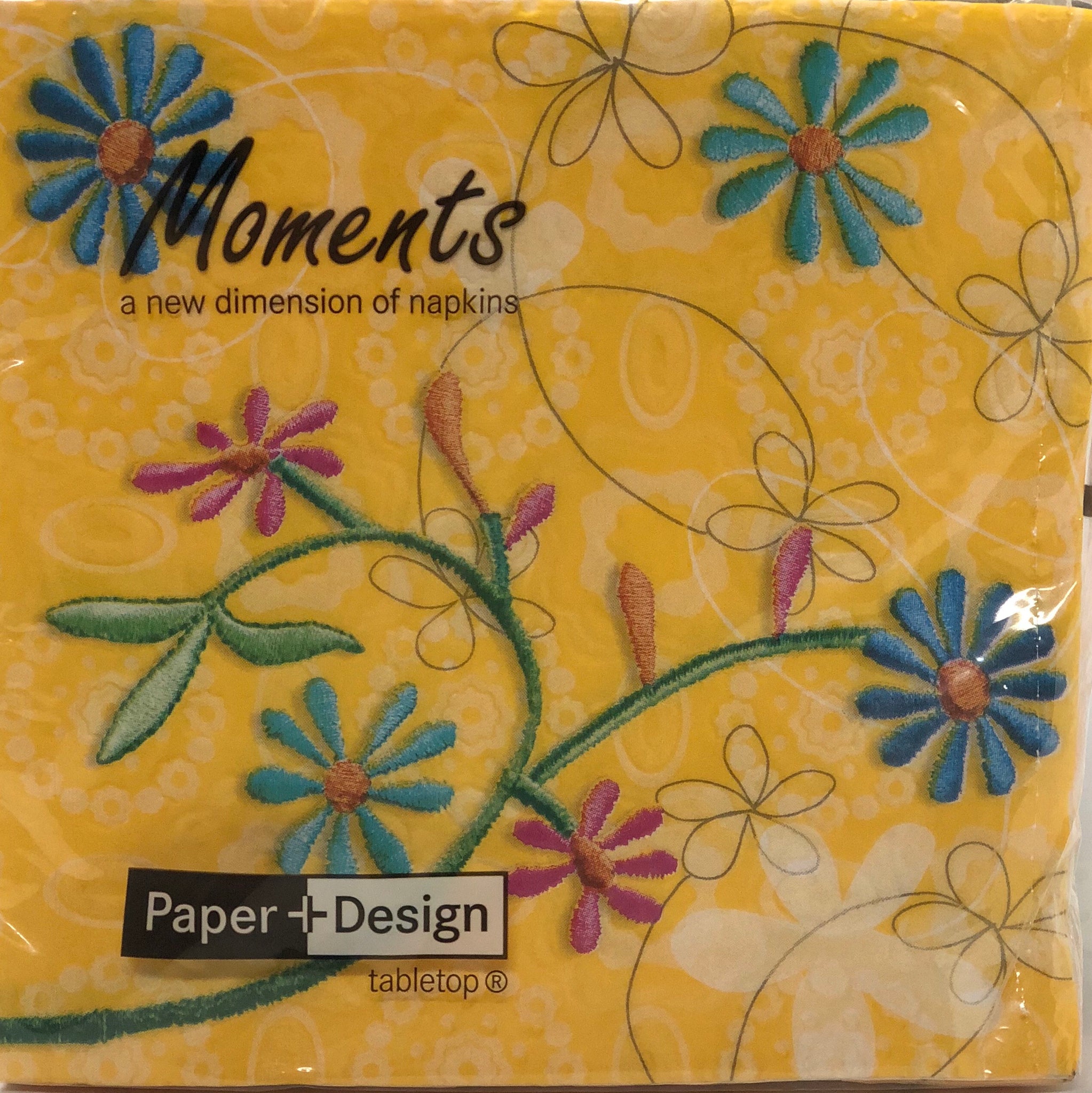Luncheon Napkin- Blossom Embroidery