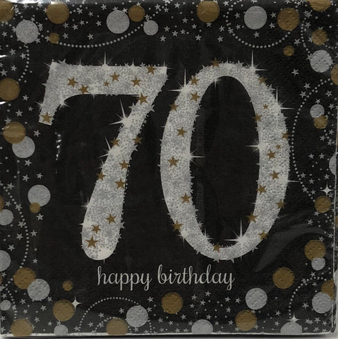 Cocktail Napkin- Sparkling Celebration 70