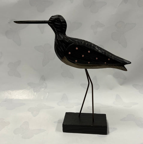 Sea Life- Wooden Bird -Spotted