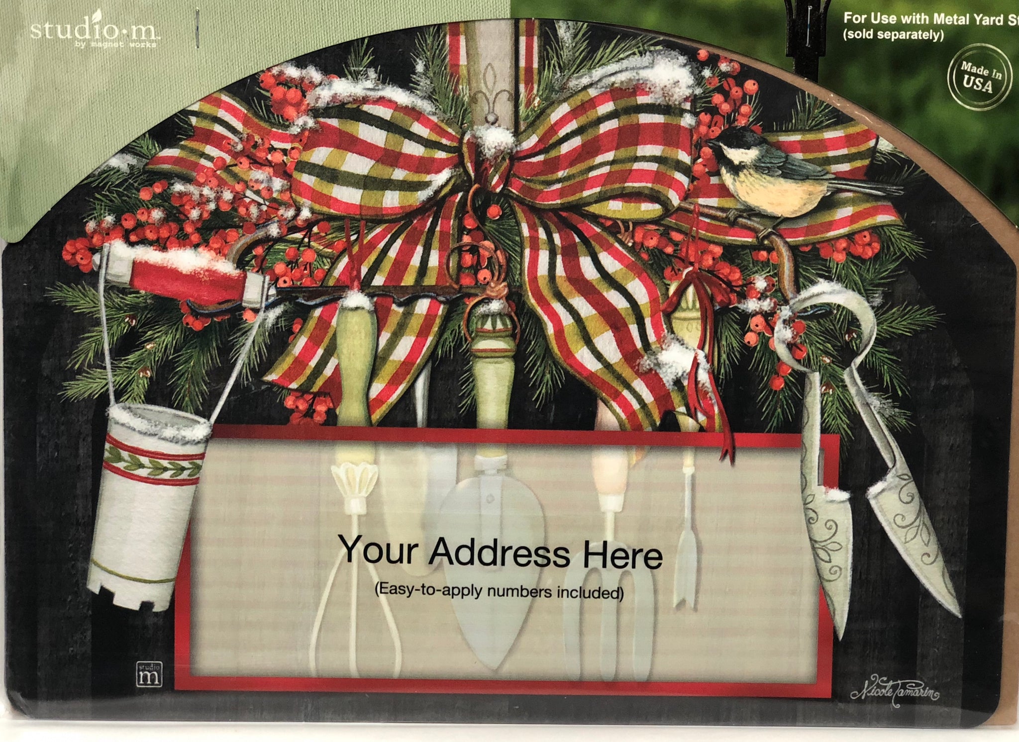 Magnetic Yard Sign -Winter Gardening