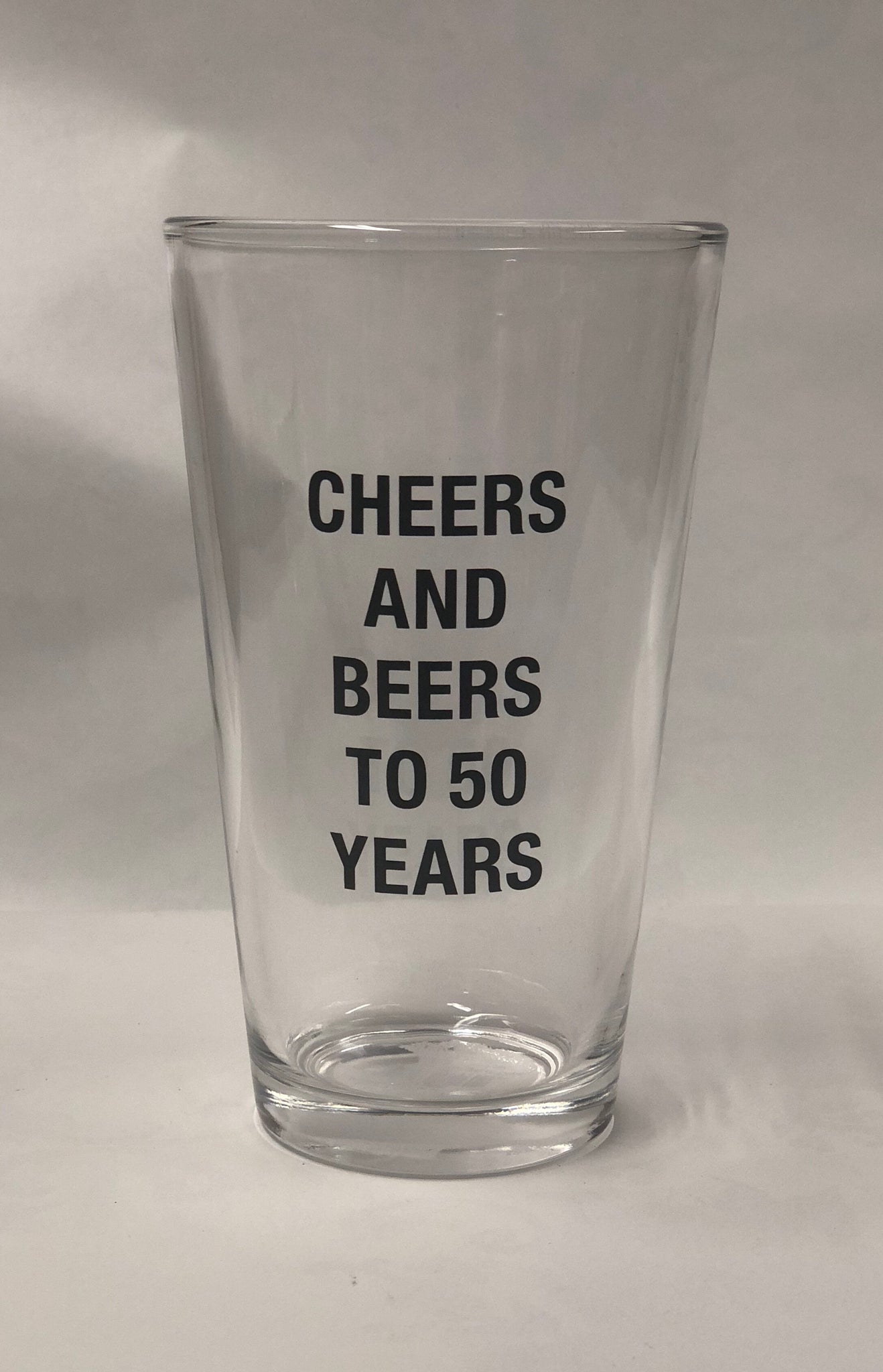 50 Years Pint Glass