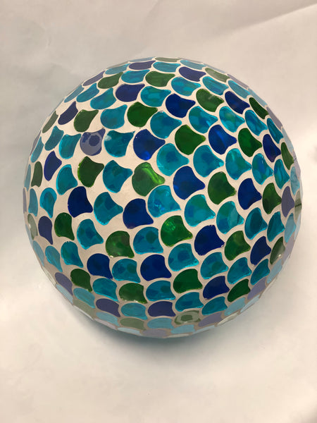 Mosaic Glass Gazing Ball