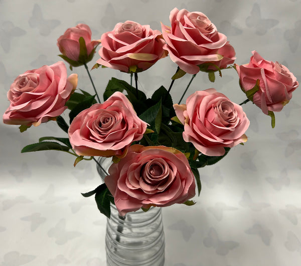Bridal Rose Bush -Dark Pink