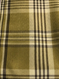 Table Cloth- Plaid- Olive Green