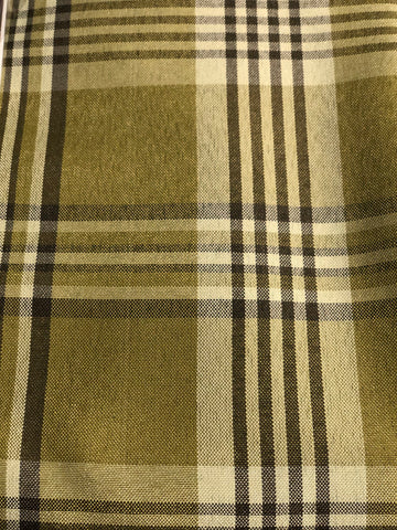 Table Cloth- Plaid- Olive Green
