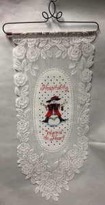 Hospitality Warms The Heart-Lace Wall Decor