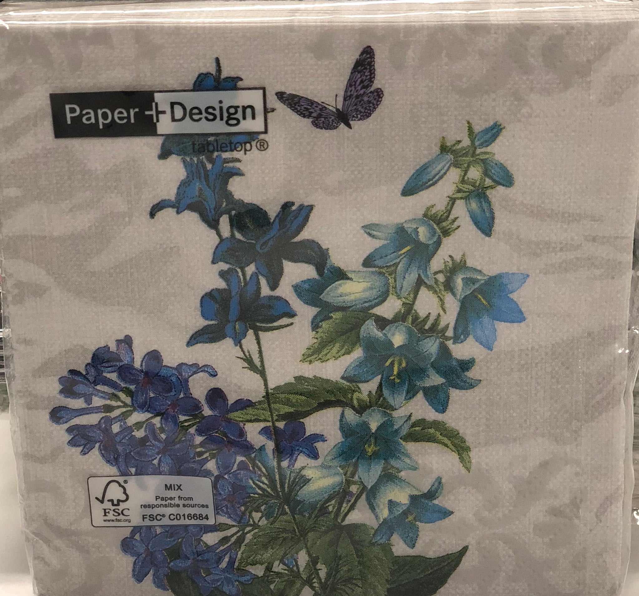 Cocktail Napkin- Blue Summer