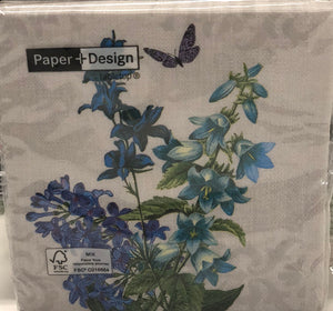 Cocktail Napkin- Blue Summer